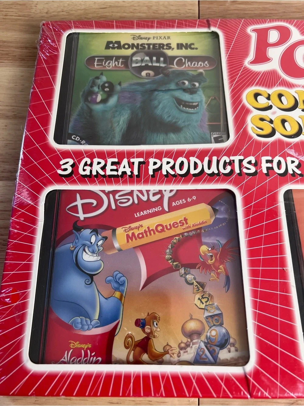 Vintage Disney Pixar Monsters Inc PC Game Bundle factory Sealed